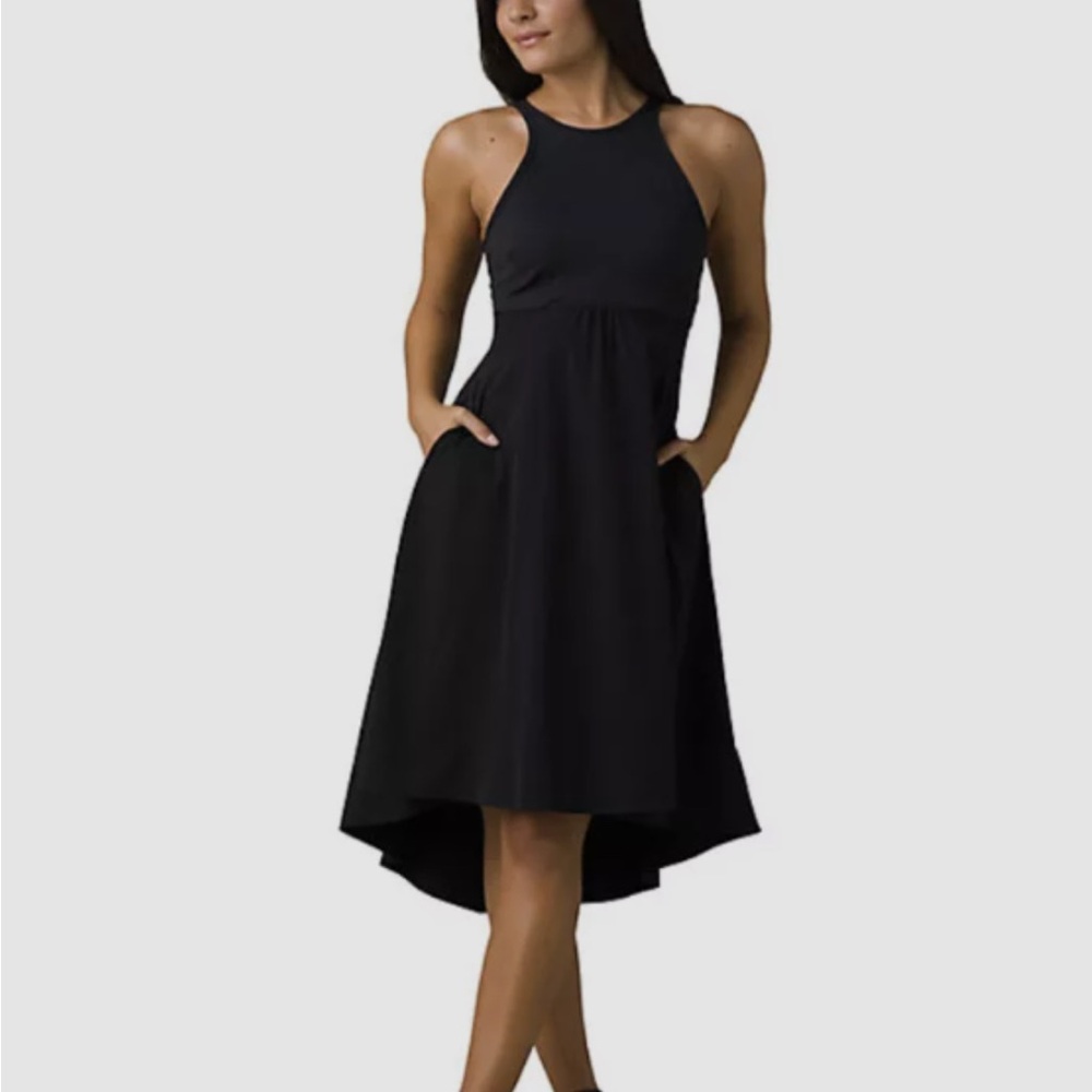 NWT Women’s Prana Rally High-Low dress, black
